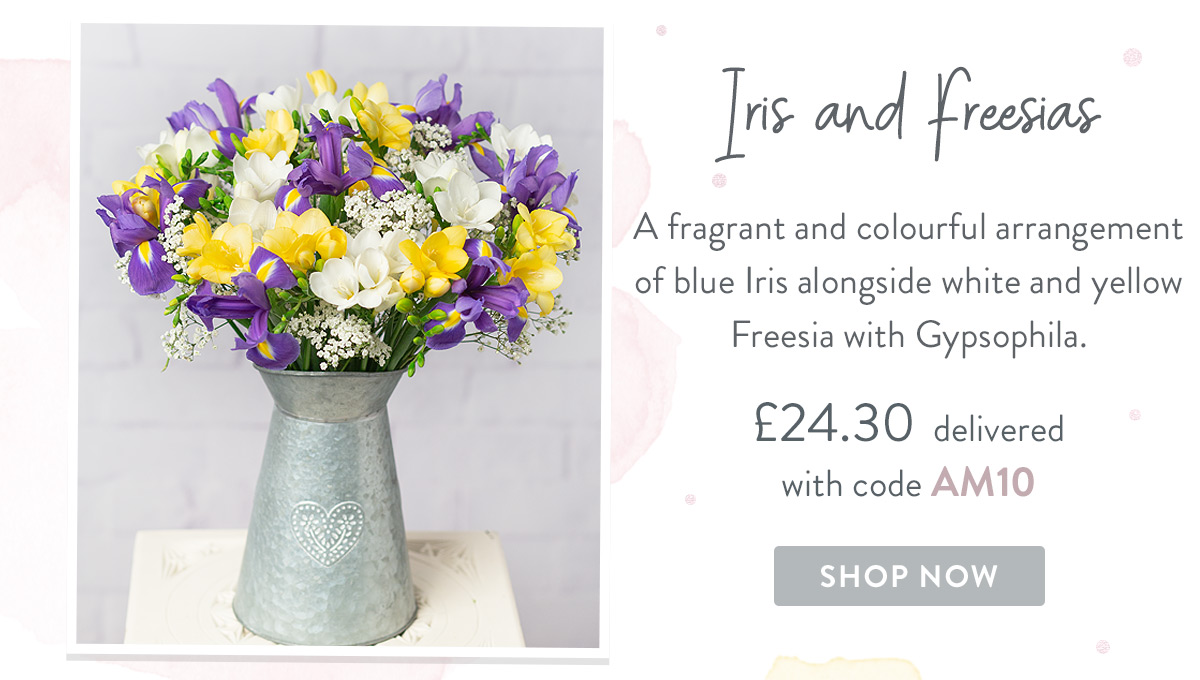 Iris and Freesias - only &pound;24.30