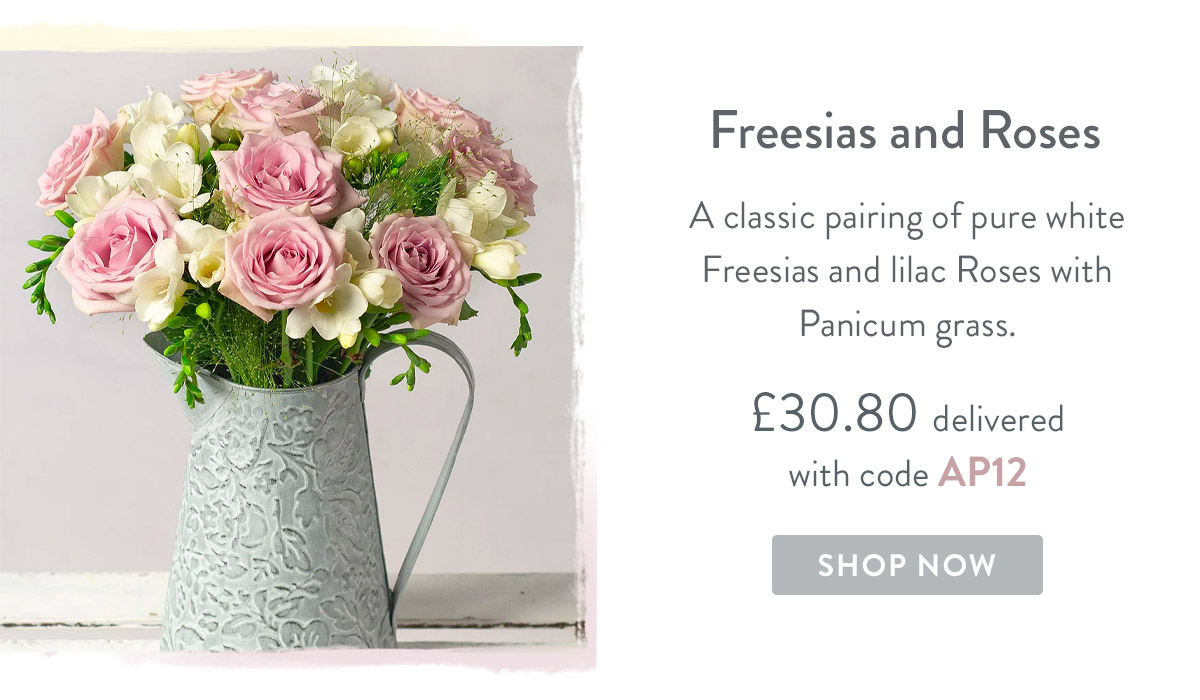 Freesias and Roses - only &pound;30.80 delivered