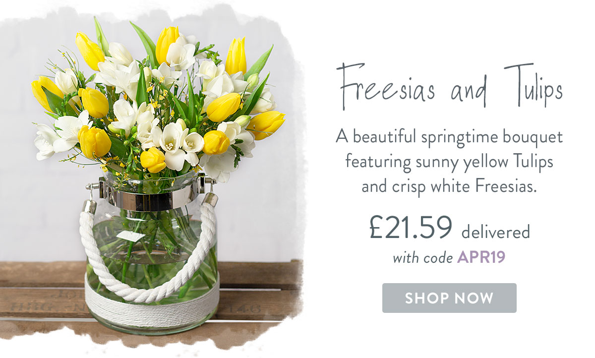 Freesias and Tulips - only &pound;21.59
