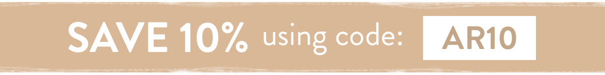 Save 10% using code AR10 - use by Sunday 26th September