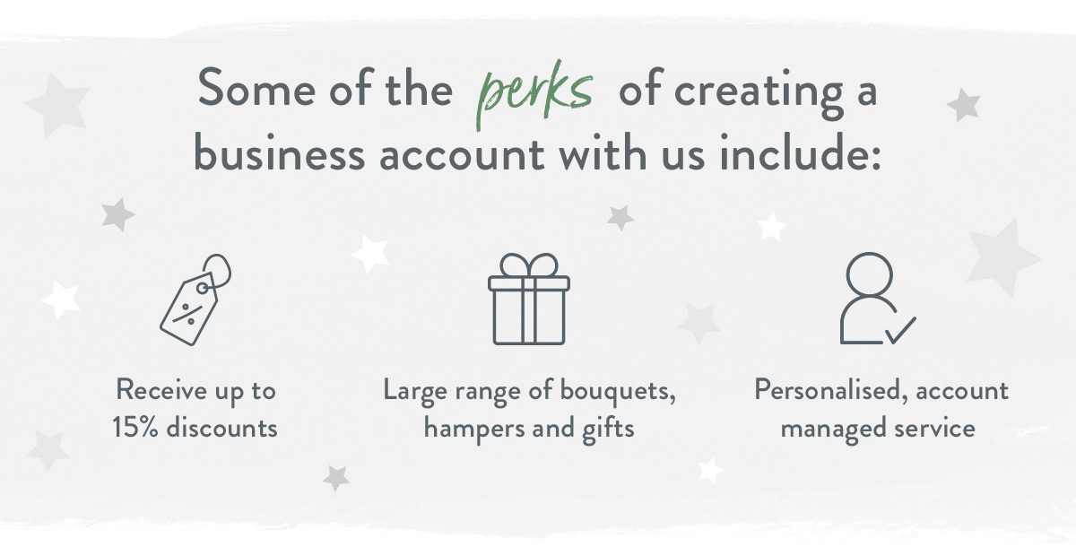 Some of the perks of creating a business acount with us