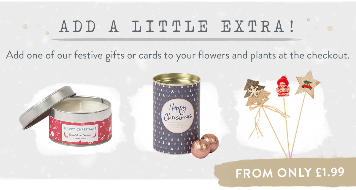 Add a little extra to your order at the checkout