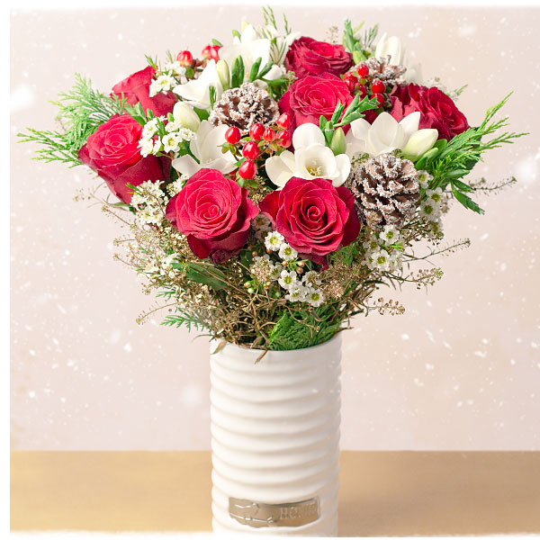 Christmas Roses and Freesias - Only &pound;29.75 delivered
