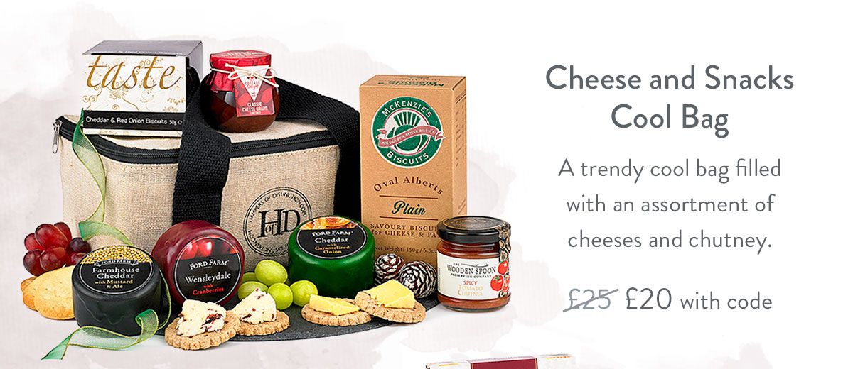 Cheese and Snacks Cool Bag - only &pound;20 with code