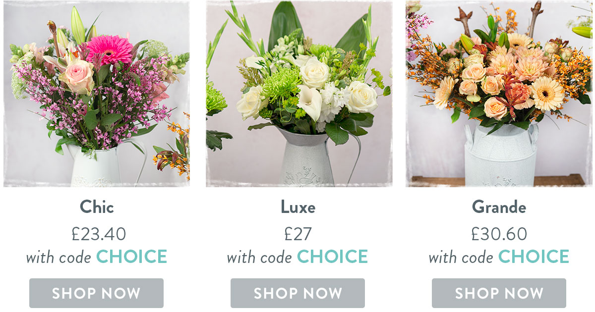 Fresh seasonal blooms, straight from the flower markets