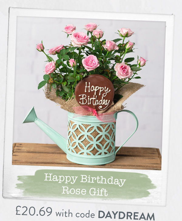 Happy Birthday Rose Gift - Only &pound;20.69
