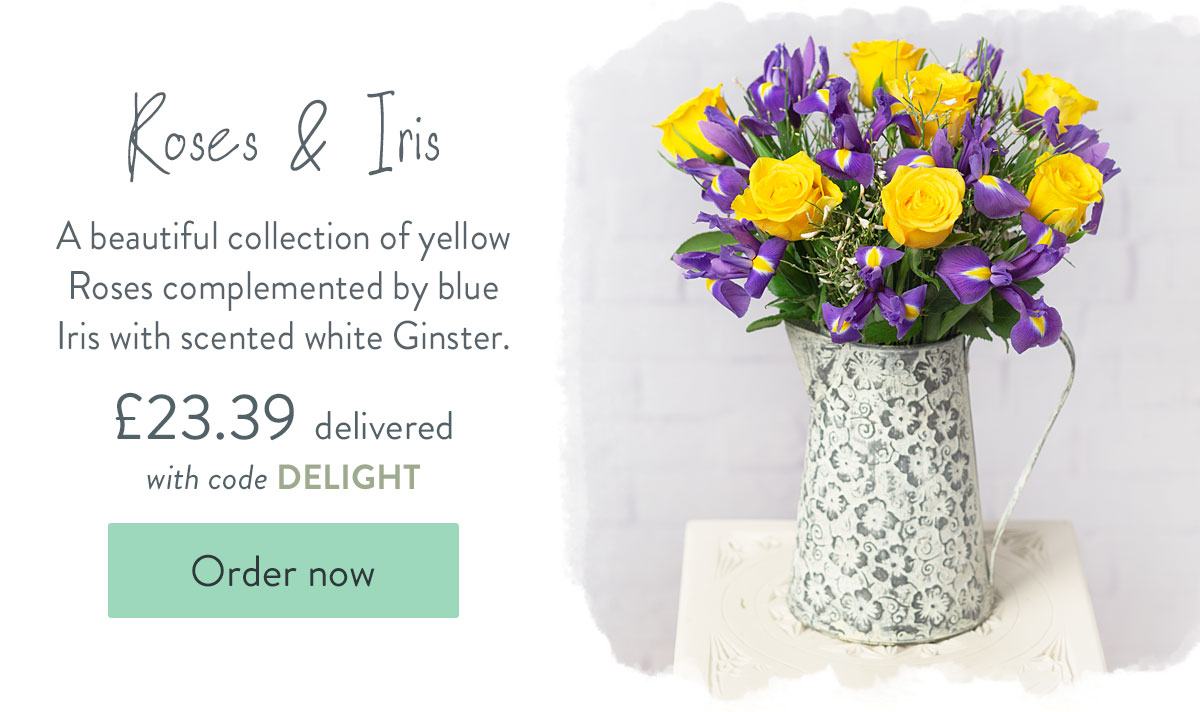Roses & Iris - only &pound;23.39