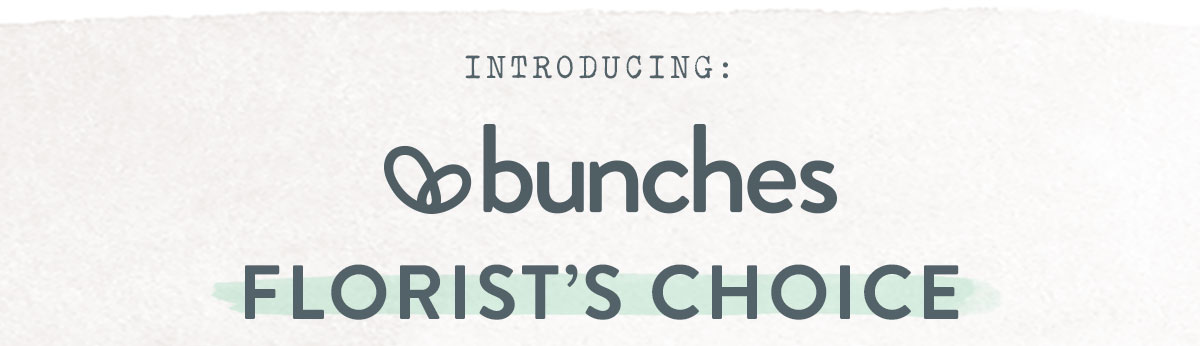 Bunches.co.uk - Introducing Florist's Choice