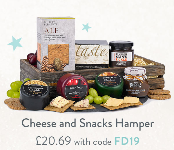 Cheese and Snacks Hamper - Only &pound;20.69