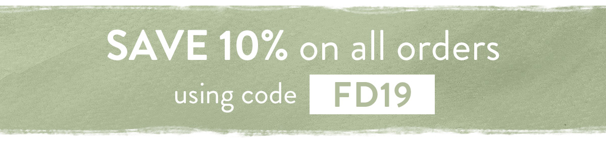 Enjoy 10% off with code FD19