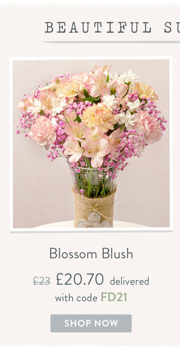 Blossom Blush - Only &pound;20.70 delivered with code