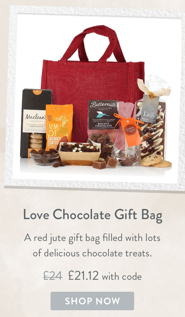 Love Chocolate Gift Bag - Only &pound;21.12 with code