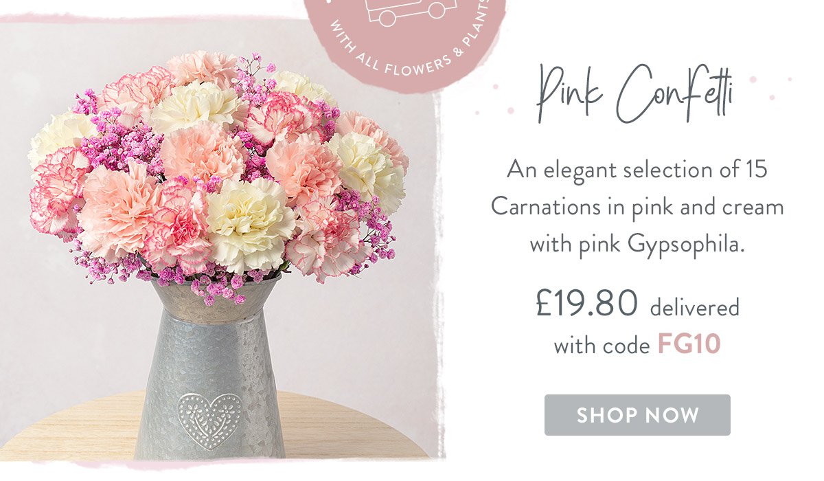 Pink Confetti - only &pound;19.80 delivered