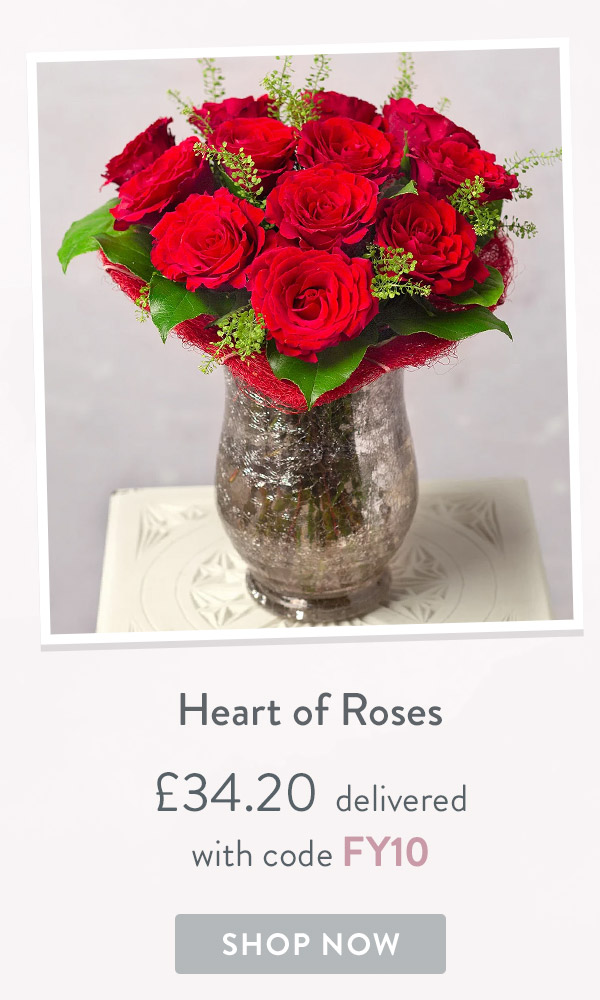 Heart of Roses - only &pound;34.20