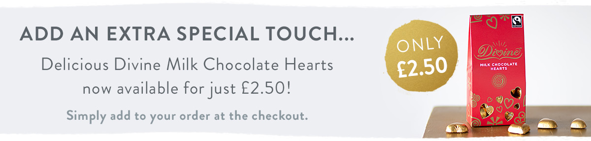 Add extras to your order at the checkout
