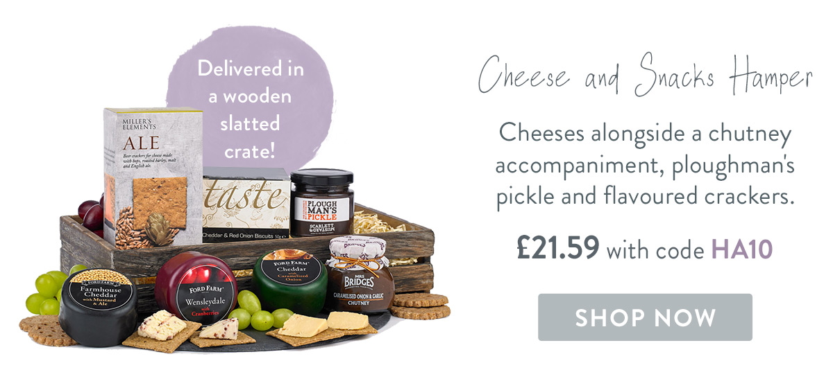 Cheese and Snacks Hamper - Only &pound;21.59 with code
