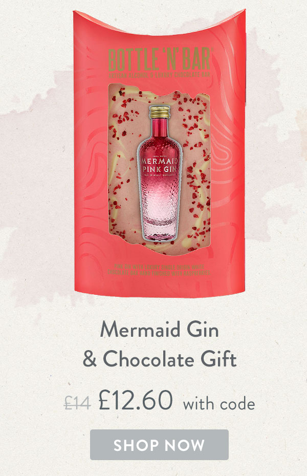 Mermaid Gin & Chocolate Gift - Only &pound;12.60 delivered with code