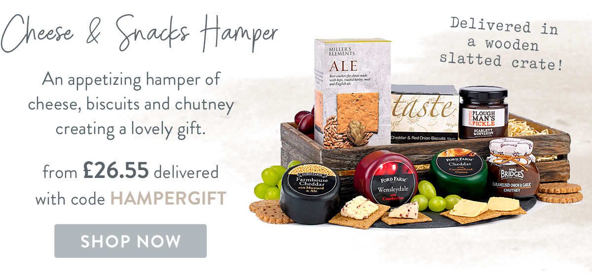 Cheese and Snacks - from only &pound;26.55 delivered