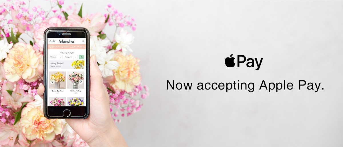 We now accept Apple Pay