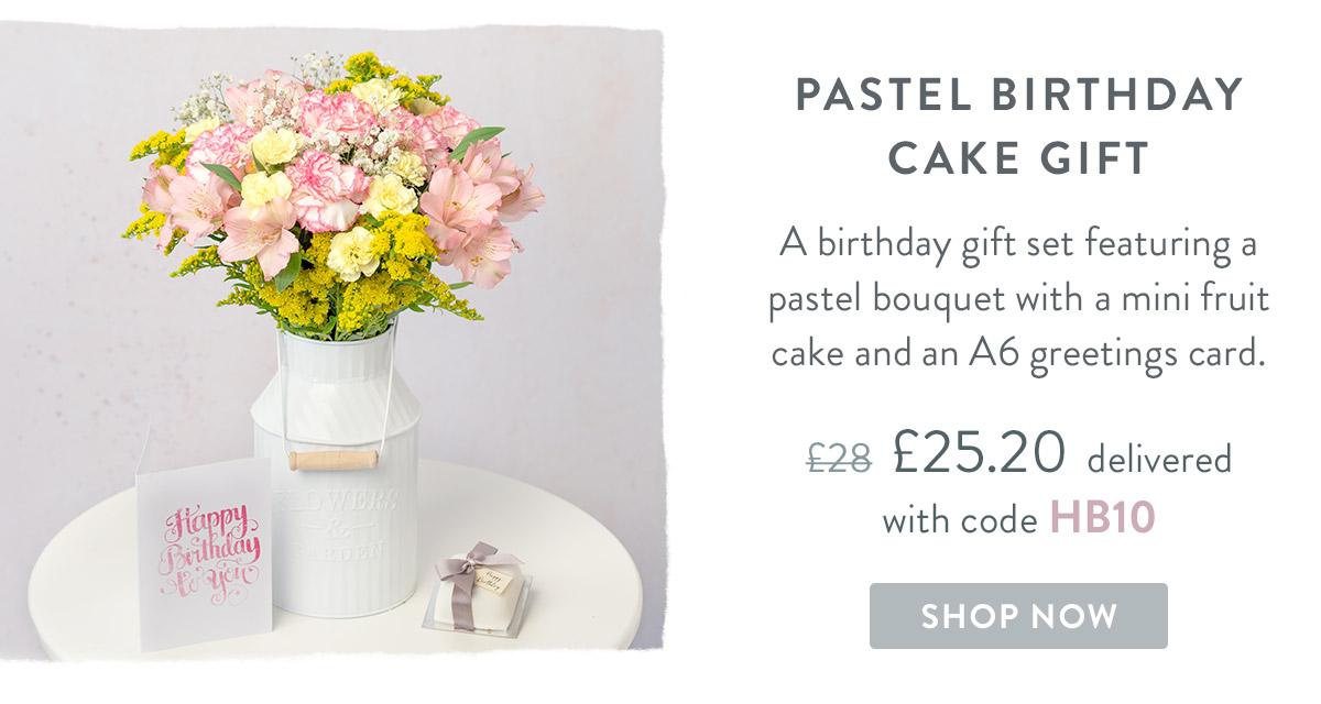 Pastel Birthday Cake Gift - only &pound;25.20 delivered