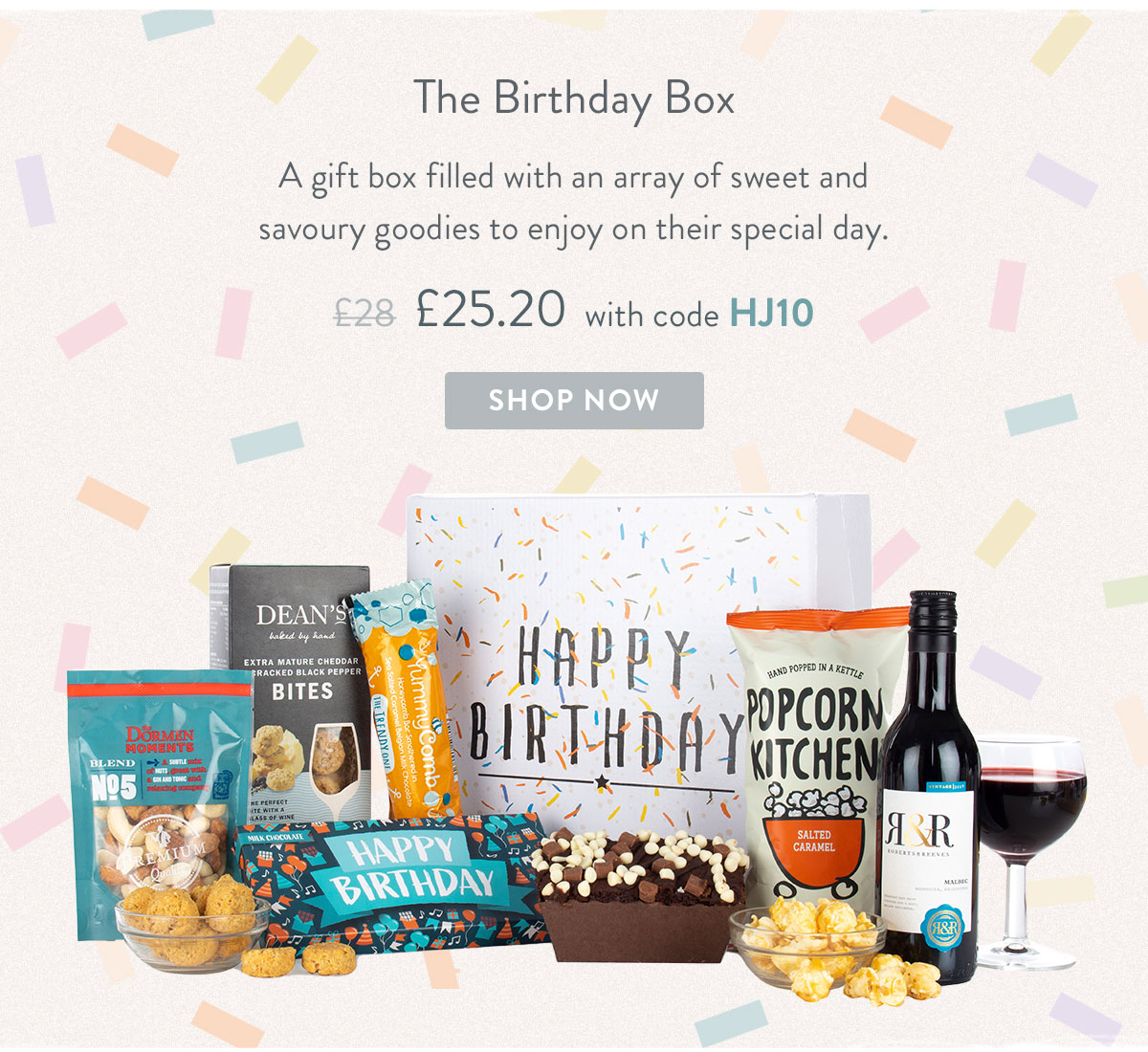 The Birthday Box - Only &pound;25.20 with code