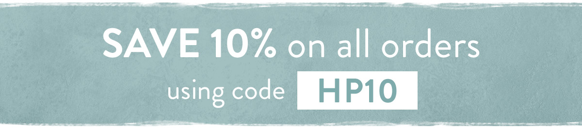 Enjoy 10% off with code HP10