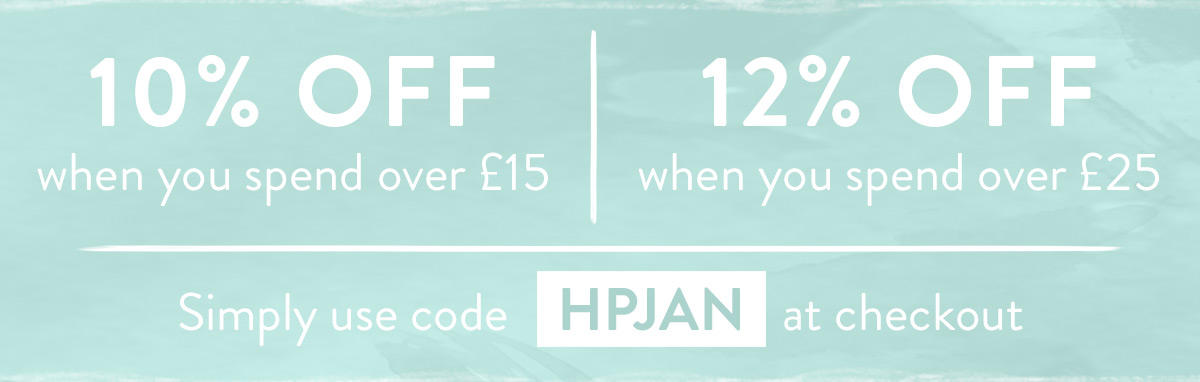 Save up to 12% with code HPJAN