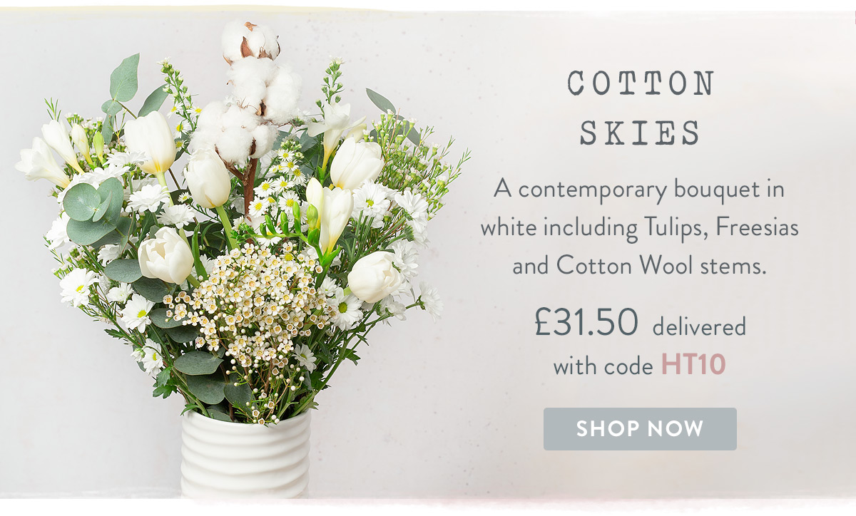 Cotton Skies - only &pound;31.50 with promo code