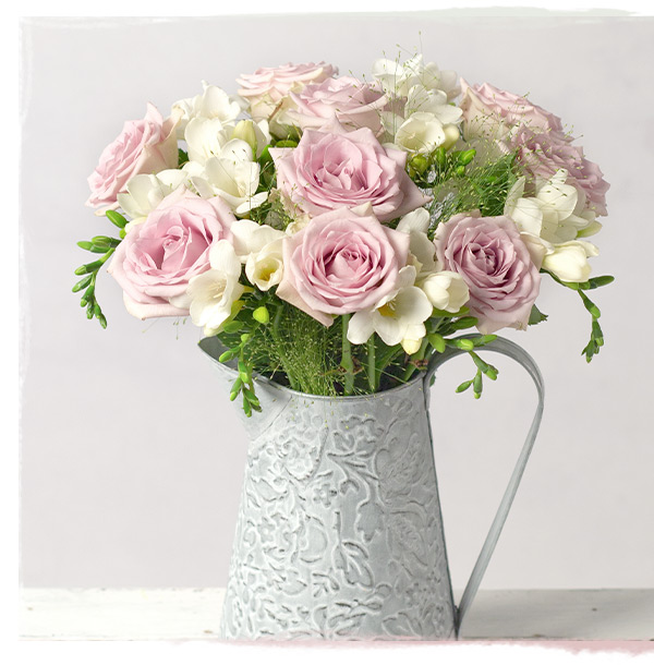 Freesias and Roses - Only &pound;25.52 delivered