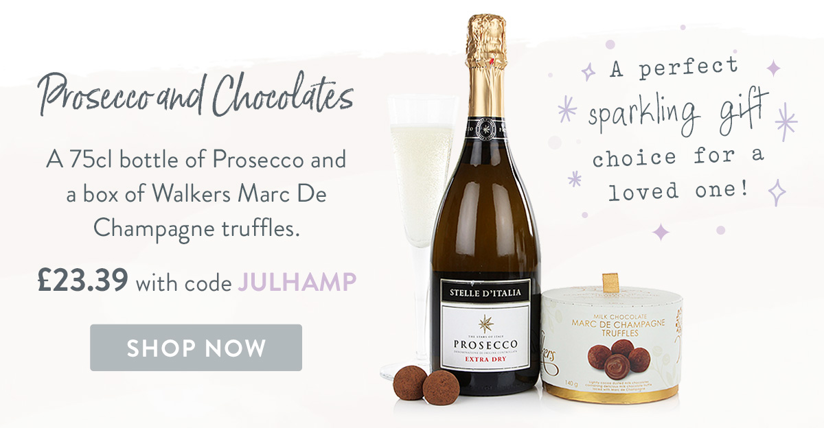 Prosecco and Chocolates - only &pound;23.39