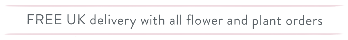 Free UK Delivery with all Flowers and Plants
