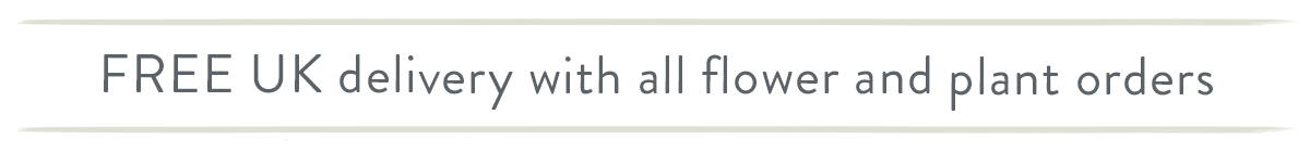 Free UK Delivery with all Flowers and Plants
