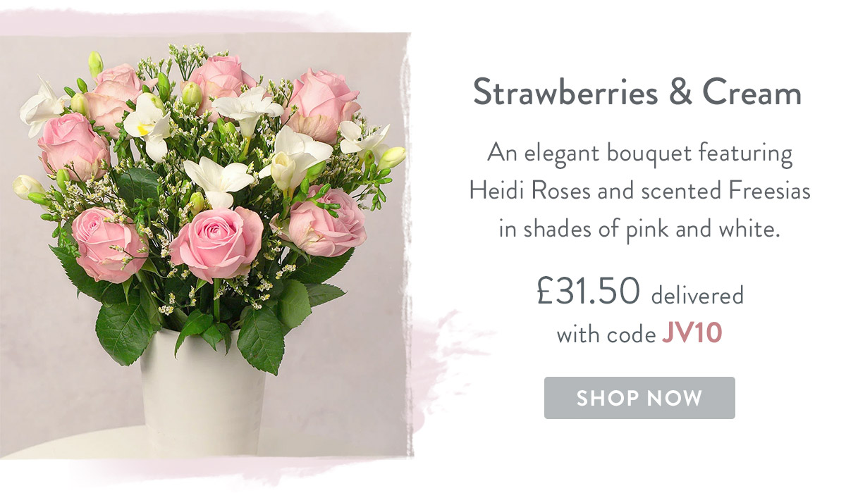 Strawberries and Cream - only &pound;31.50 delivered