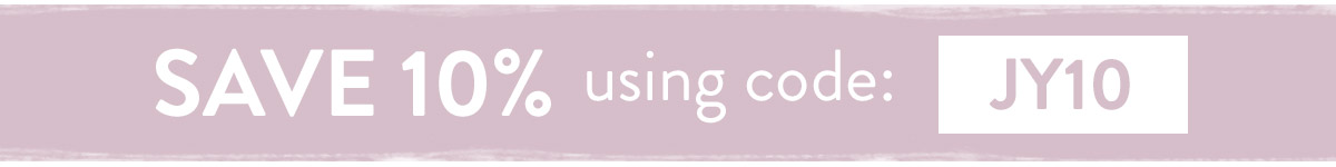 Save 10% using code JY10 - use by Sunday 11th July