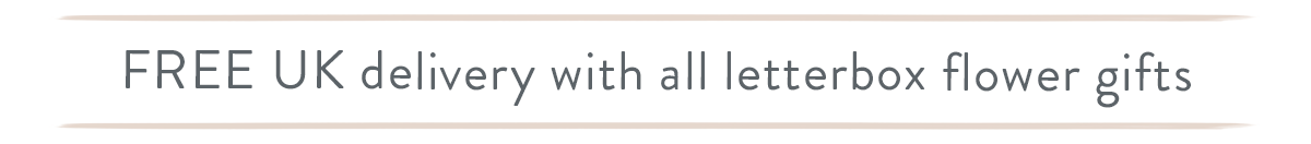 Free UK delivery with all letterbox gifts