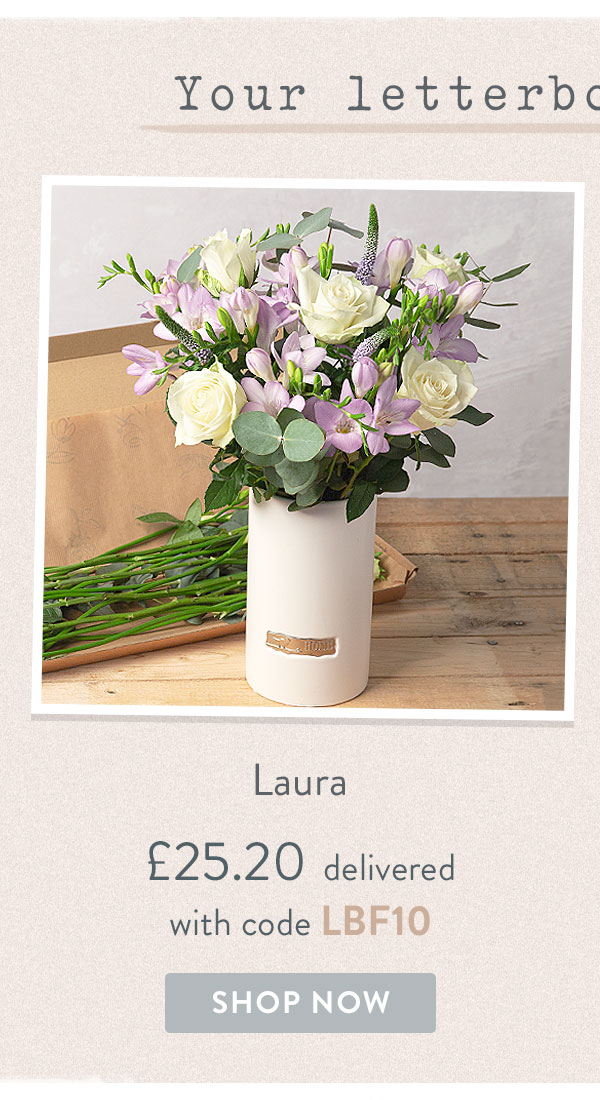 Laura - Only &pound;25.20 delivered with code
