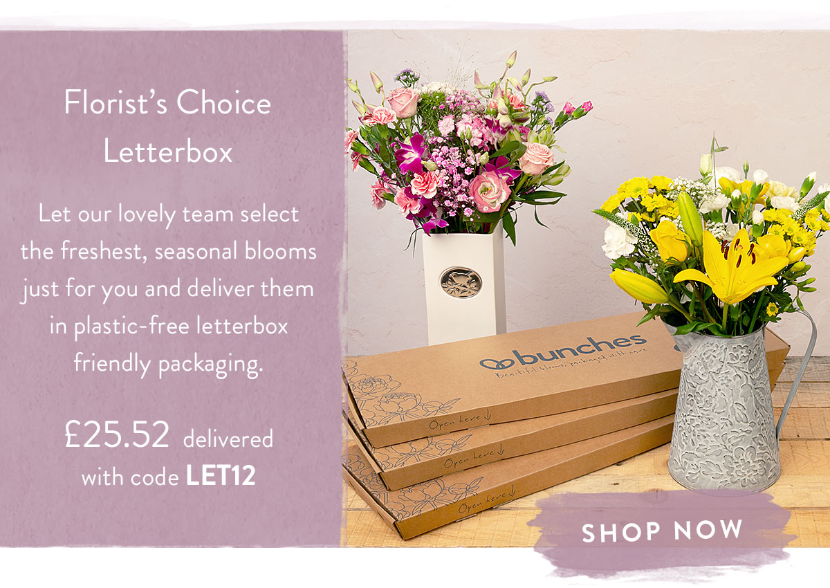 Florist's Choice Letterbox - Only &pound;26.40 delivered with code