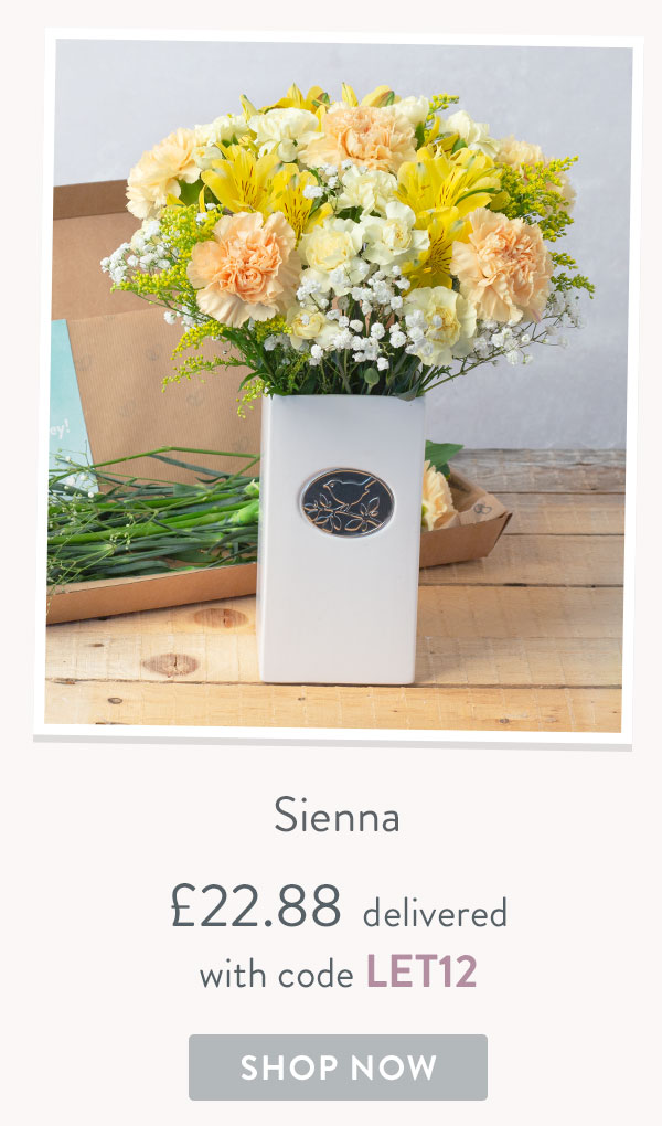 Sienna - Only &pound;22.88 delivered with code