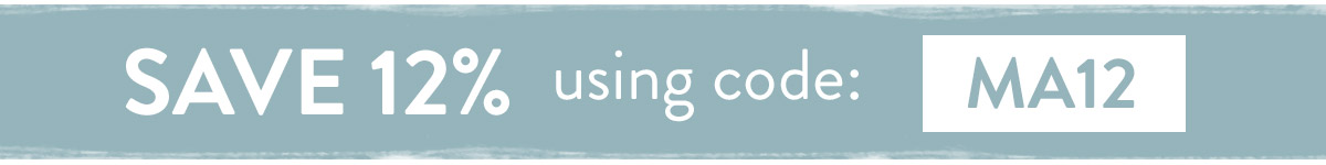 Save 10% using code MA12 - use by Midnight Sunday 3rd April
