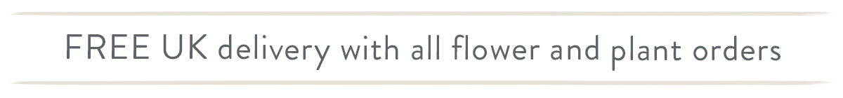 Free delivery on all flower and plant orders