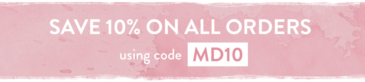 Enjoy 10% off with code MD10