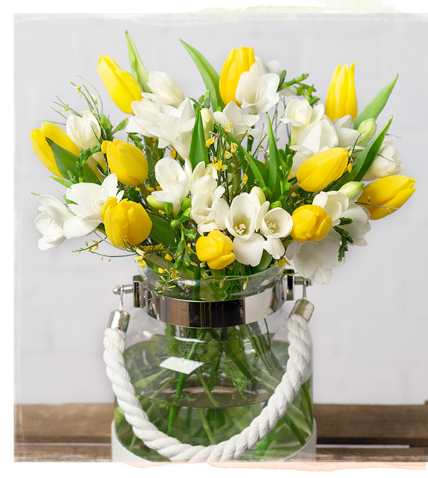 Freesias and Tulips - Only &pound;25 delivered