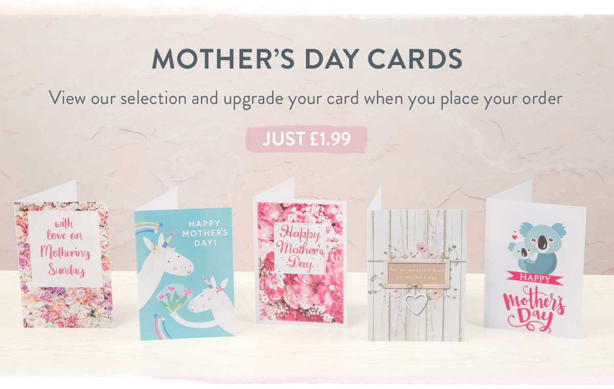 View our selection and upgrade your card when you place your order