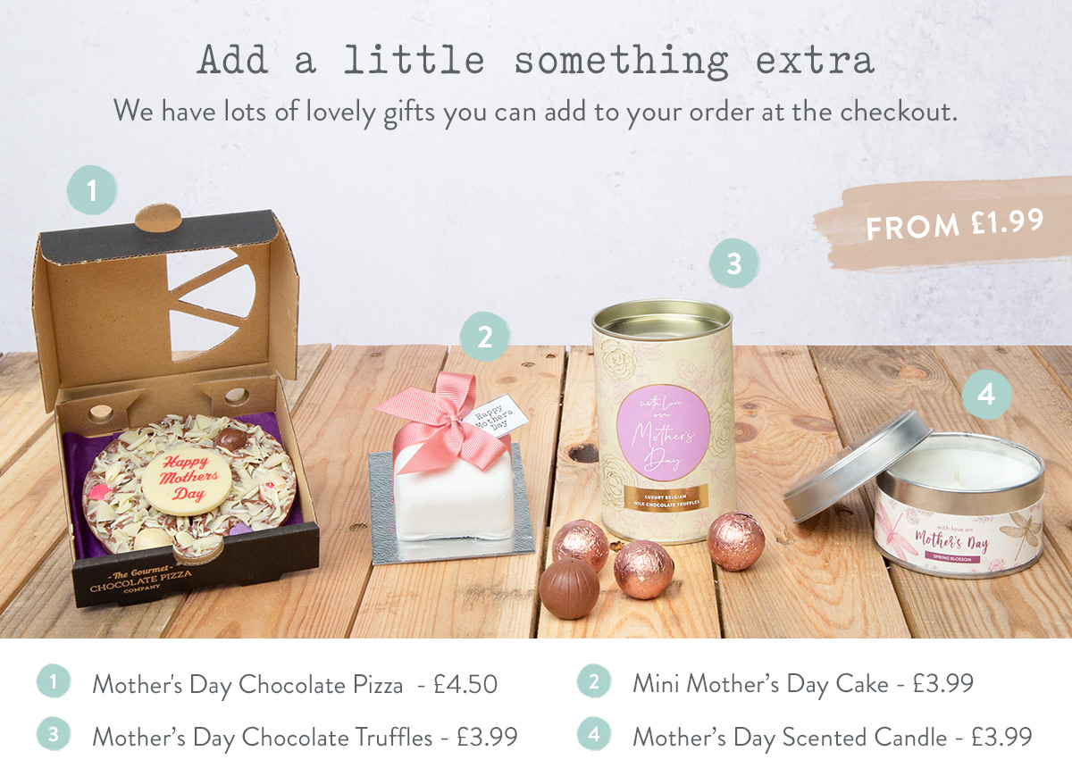 Add a little extra at checkout!