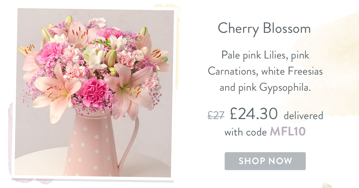 Cherry Blossom - Only &pound;24.30 delivered with code