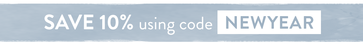 Save 10% with promo code NEWYEAR