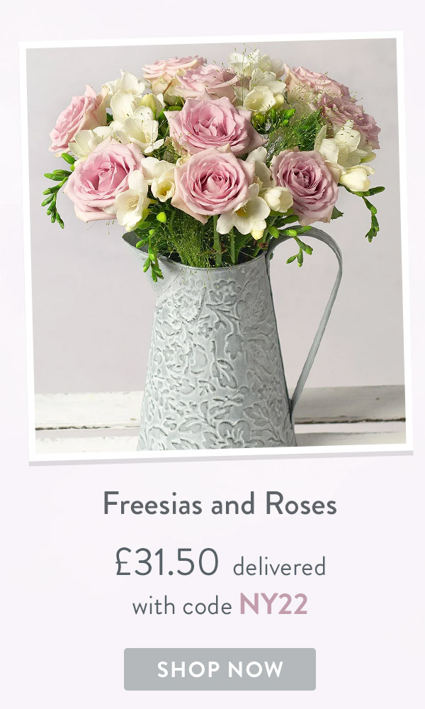 Freesias and Roses - only &pound;31.50