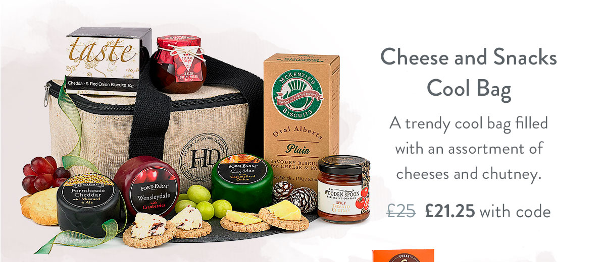 Cheese and Snacks Cool Bag - Only &pound;21.25 with code