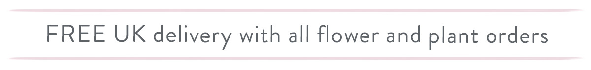 Free delivery on all flower and plant orders