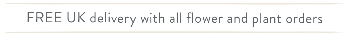Free UK delivery on all flowers and plants